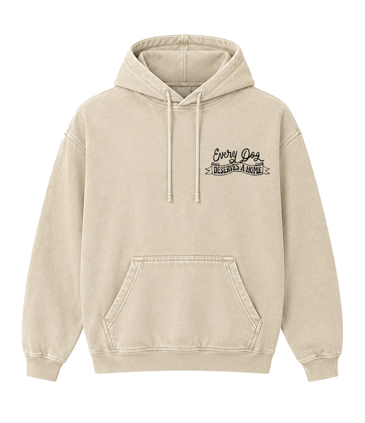 Every Dog Deserves A Home Heart - Hoodie